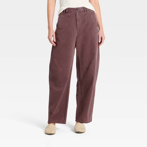 Women high rise barrel pant - women's,