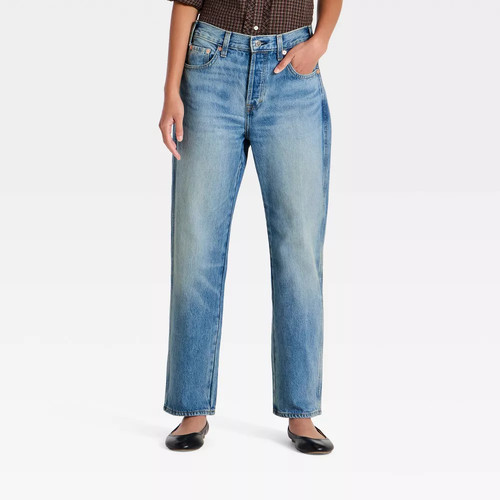 Women mid rise boyfriend - women's,