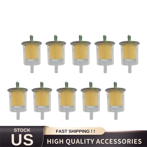 Packs fuel filters - 10, 5/16"