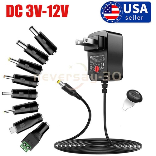 12w 12v universal ac - 3v-12v,